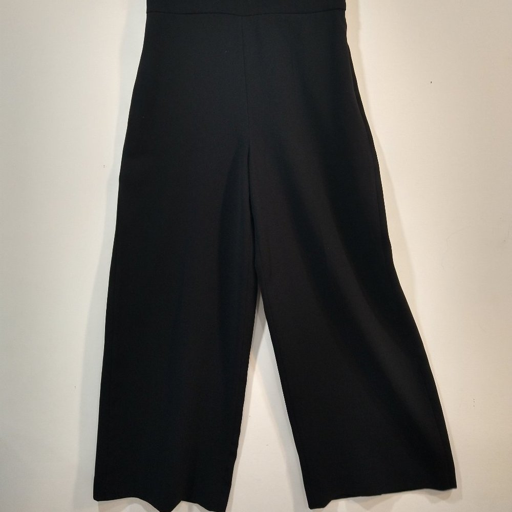 Zara Black High Waisted, Wide Legged Dress Pants